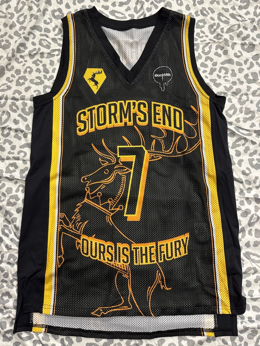Blackmilk Game of Thrones Baratheon Shooter Jersey size small